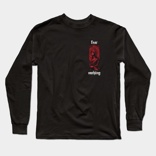dark queen Long Sleeve T-Shirt by dreamlab